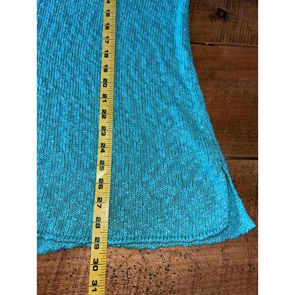 Tommy Bahama Womens Blue Teal 3/4 Sleeve Pullover Beach Coverup Sweater Size XL - Picture 6 of 8